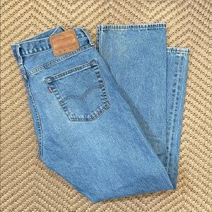 Levi's 501 93 - Straight Legged Baggy Denim Jeans - Blue - 34x30